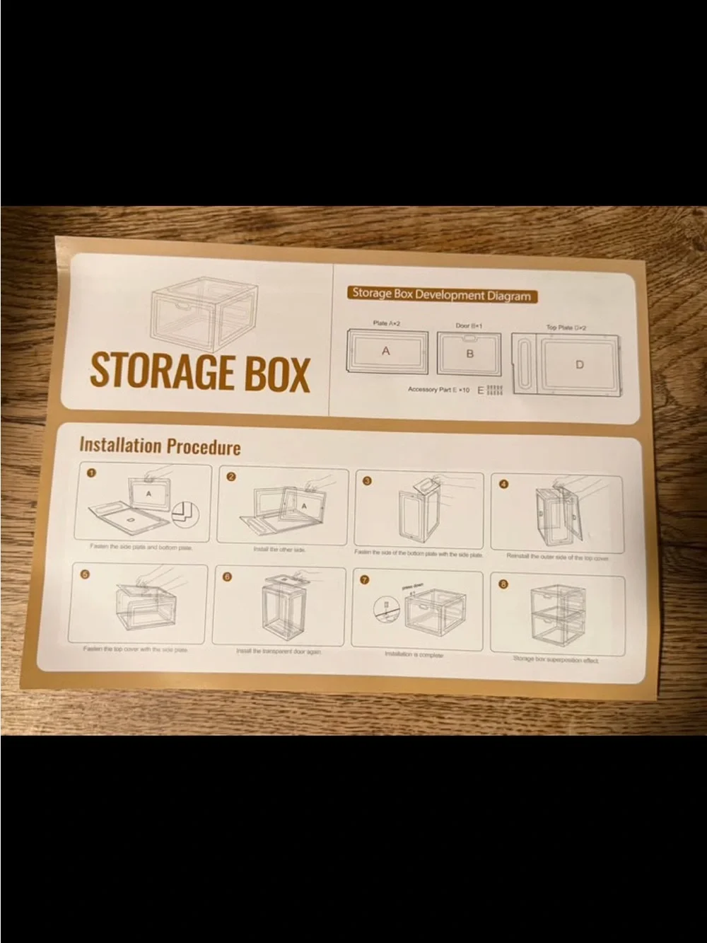 Clear Stackable Shoe Storage Boxes - Transparent Organizer Magnetic